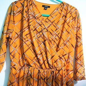 Alfani mustard blouse